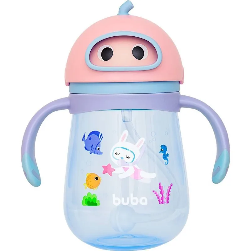 Copo Com Válvula Anti-Cólica Buba - Rosa Claro