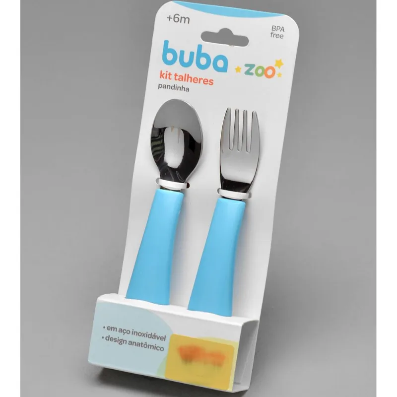 Kit Talheres Bubazoo Panda Panda