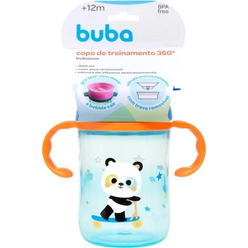 Copo De Treinamento 360 Zoo Panda 300 Ml Buba - 17008