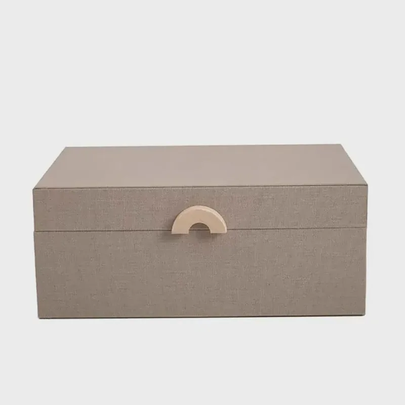 Caixa em mdf com Revestimento em Linho 17913 - Mart