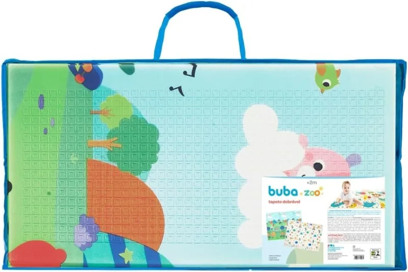 Tapete Dobrável Para Bebe Zoo Dupla Face Buba - 18036 - Buba - Ar E Ventilação