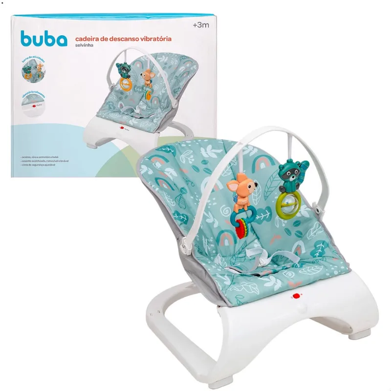 Cadeira Descanso Vibratória para Bebê Selvinha 18087 - Buba