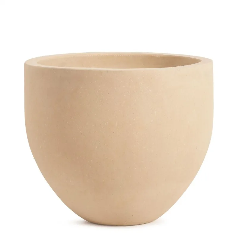 Cachepot Cimento 38x45cm 18155-M Bege Mart Presentes