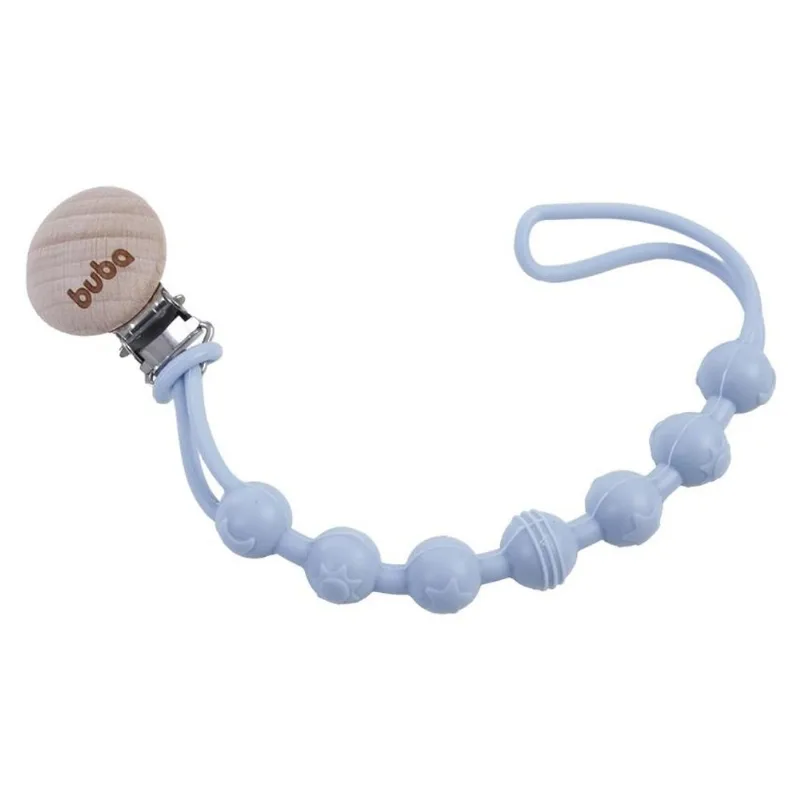 Prendedor De Chupeta Buba Silicone Azul (MP)