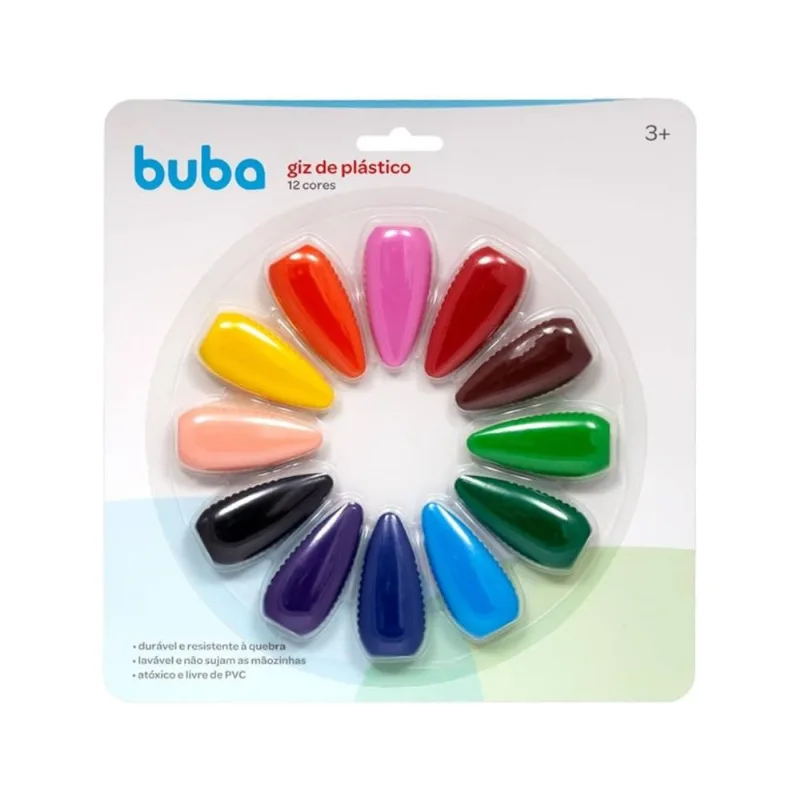Giz de Plástico lavável Buba