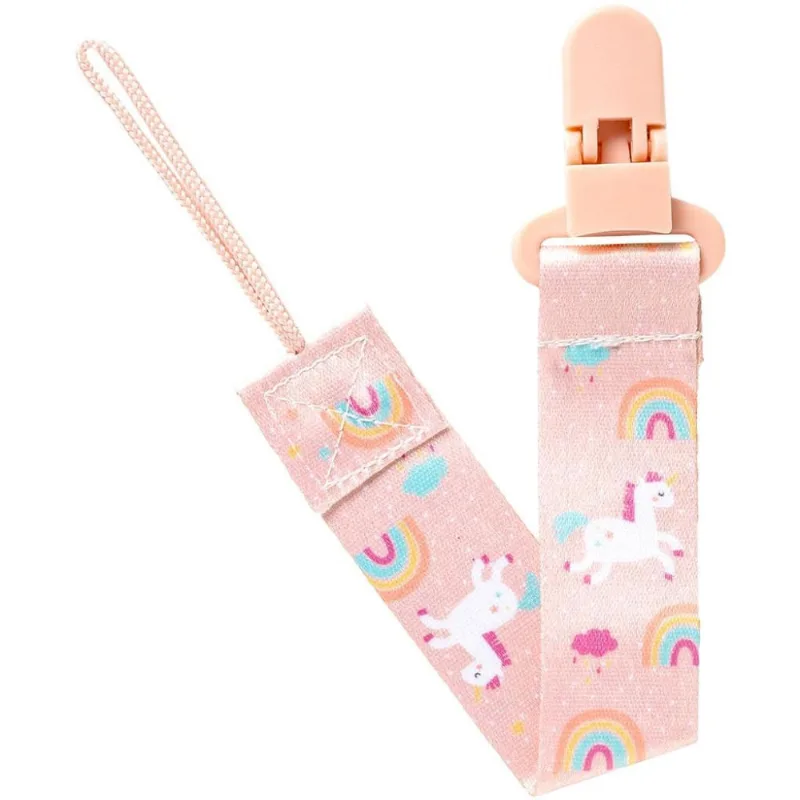 Prendedor De Chupeta Buba Unicórnio Rosa ( + 3M)