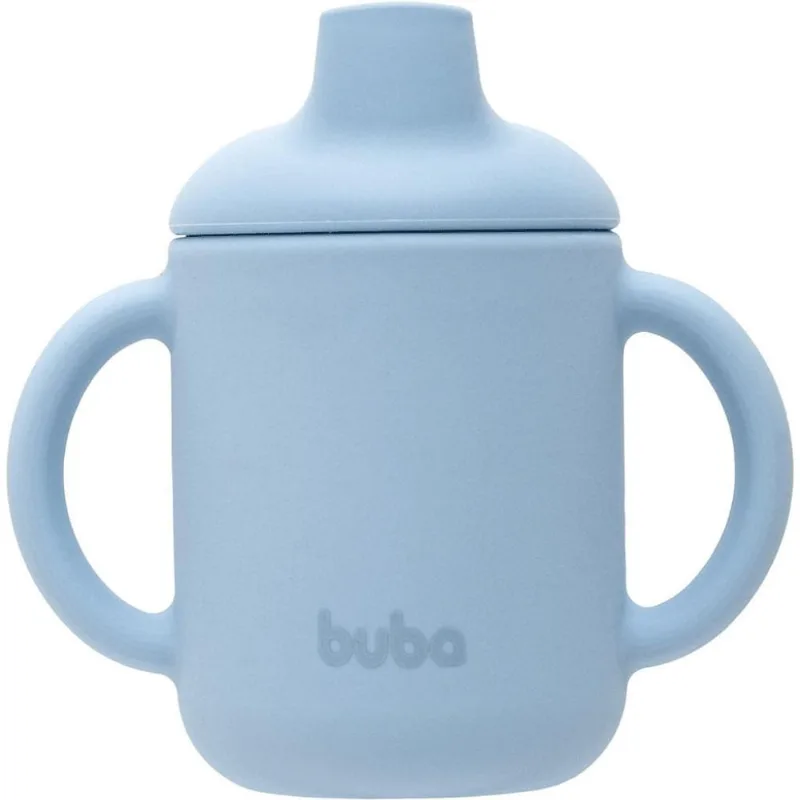 Copo De Transição Buba Em Silicone Azul ( + 6 m)