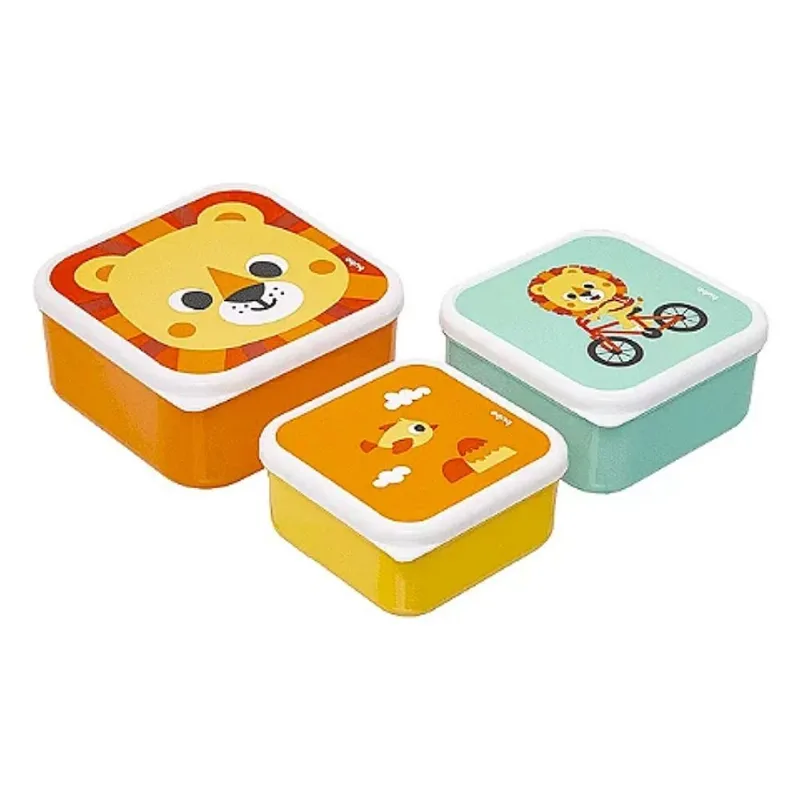 Kit 3 Potinhos Leão Bubazoo - Buba
