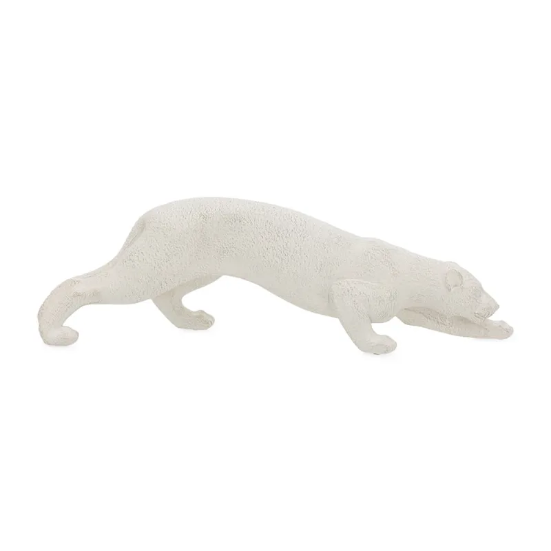 Escultura Pantera Branco Mart Presentes