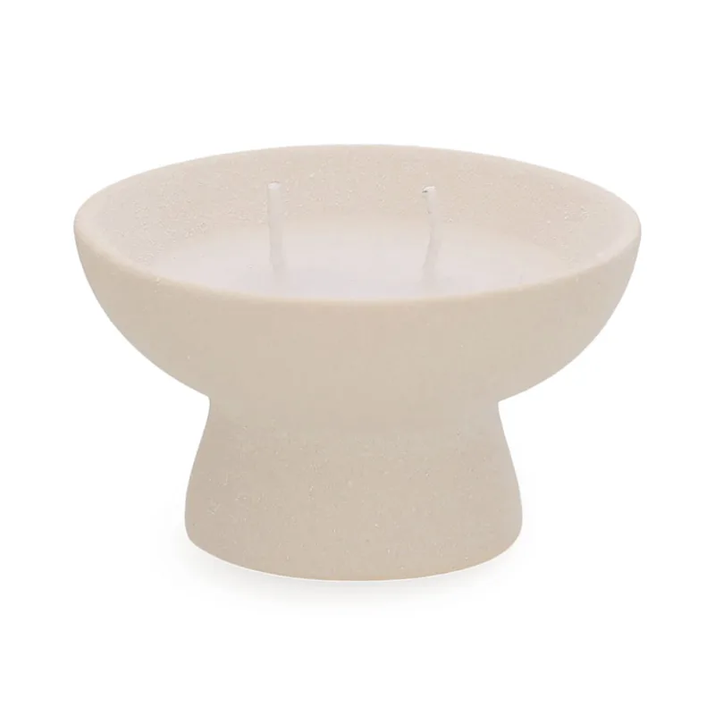 Porta Velas 6x10cm Branco Mart Presentes