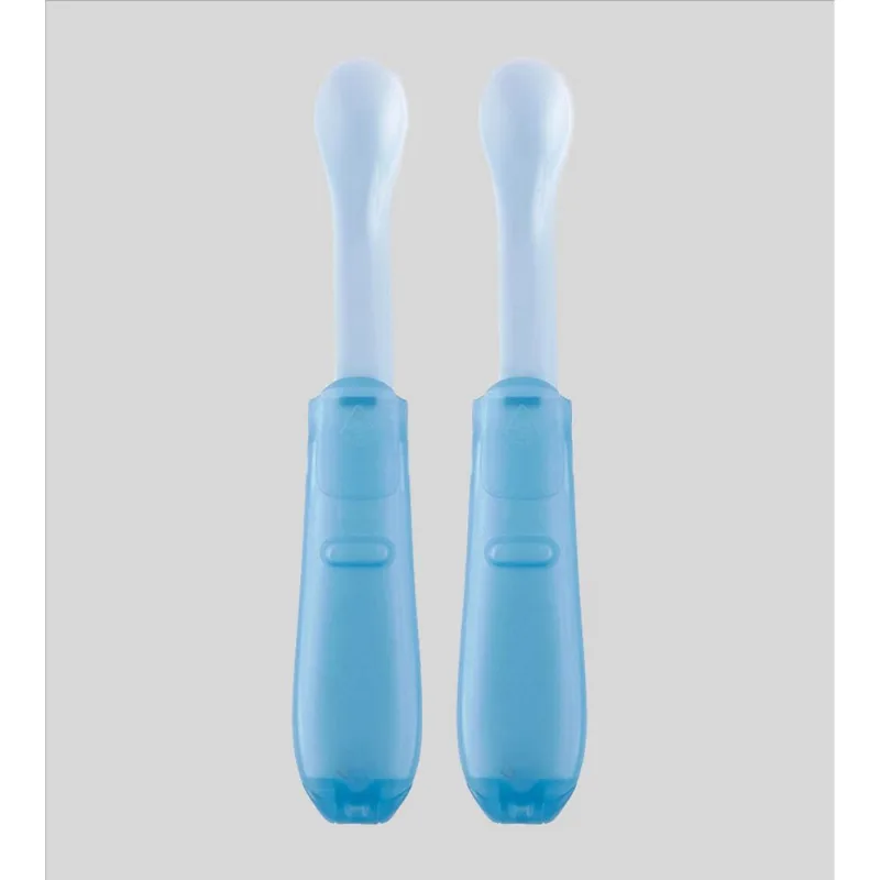 Kit com 2 Colheres Dobráveis Azul Azul