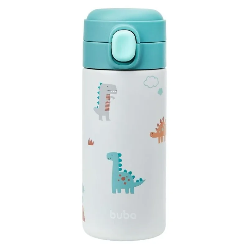 Garrafa Térmica Buba Magic Dino Verde 360ml 20394 (MP)
