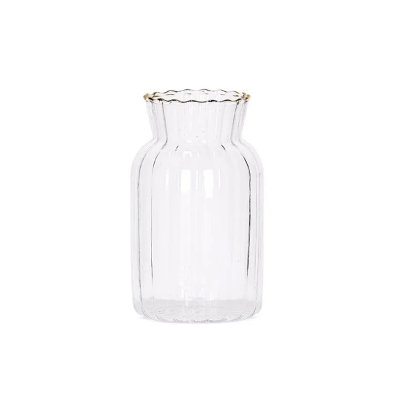 Mini Vaso em Vidro 13x7,5cm Transparente Mart Presentes