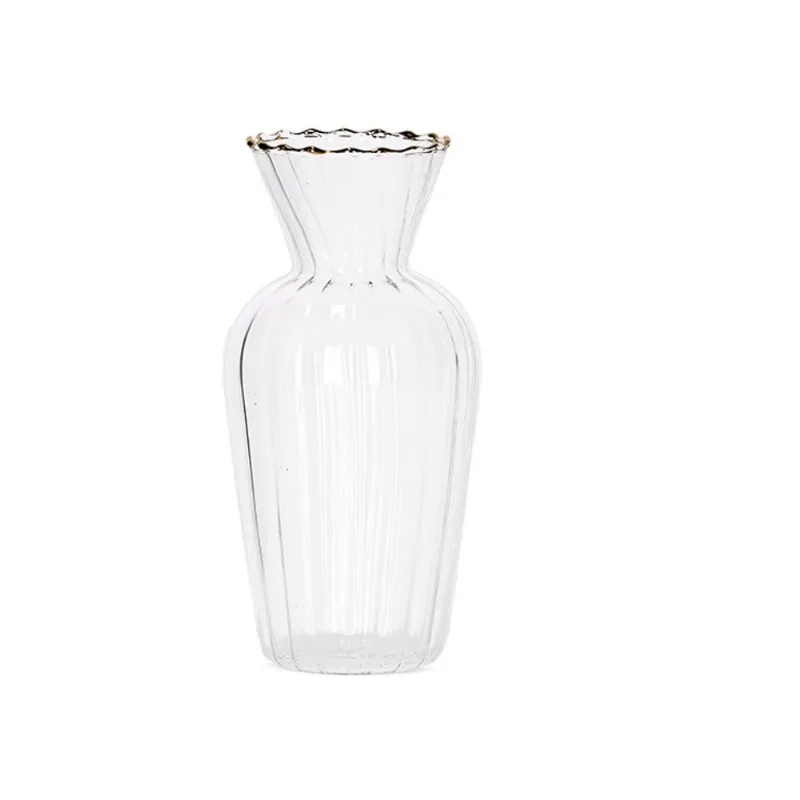 Mini Vaso em Vidro 15x8cm Transparente Mart Presentes