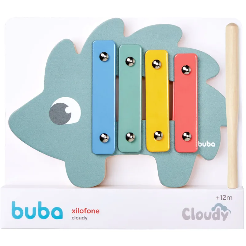 Brinquedo De Madeira - Xilofone - Cloudy - Buba