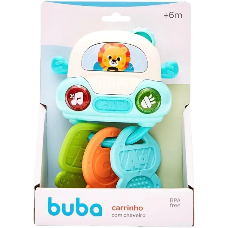 Carrinho De Atividades Com Chaveiro Buba Zoo - 21132