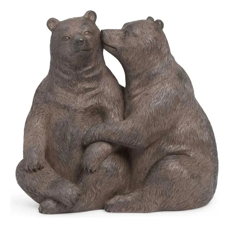Escultura Casal De Ursos Resina - LC - Presentes