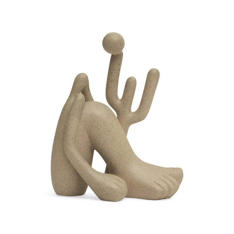 Escultura Abaporu Bege Resina - LC