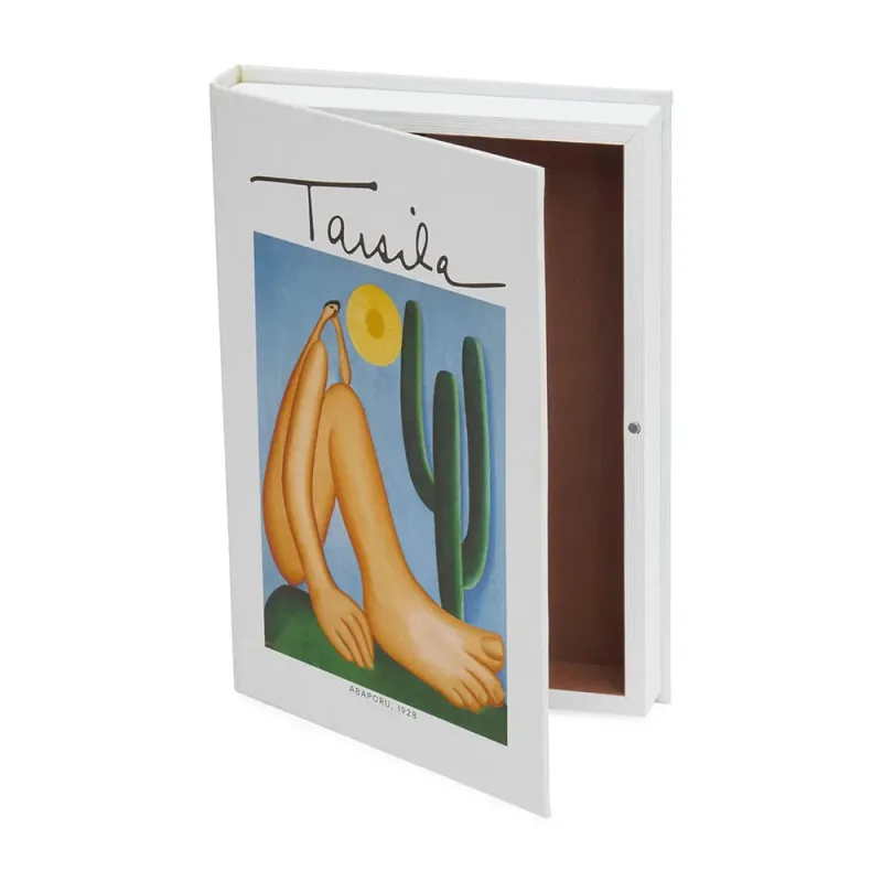 Livro Caixa Abaporu Em Mdf E Canvas - LC