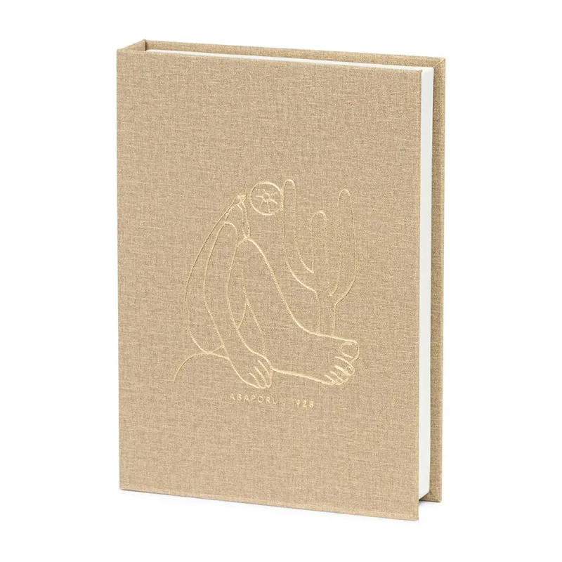 Livro Caixa Abaporu Em Mdf E Pu Pequeno - LC