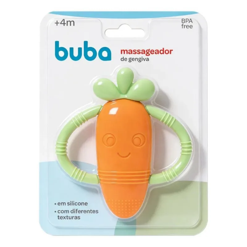 Massageador De Gengiva Cenoura Buba - 22376