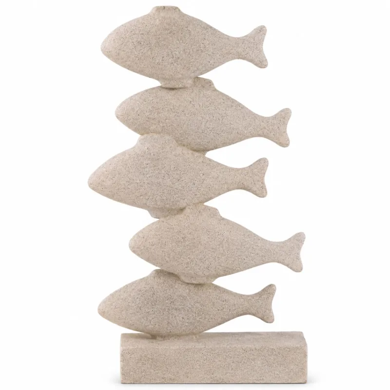 Decoração Peixes Poliresina Luxo Moderno Mart 22821 - MART