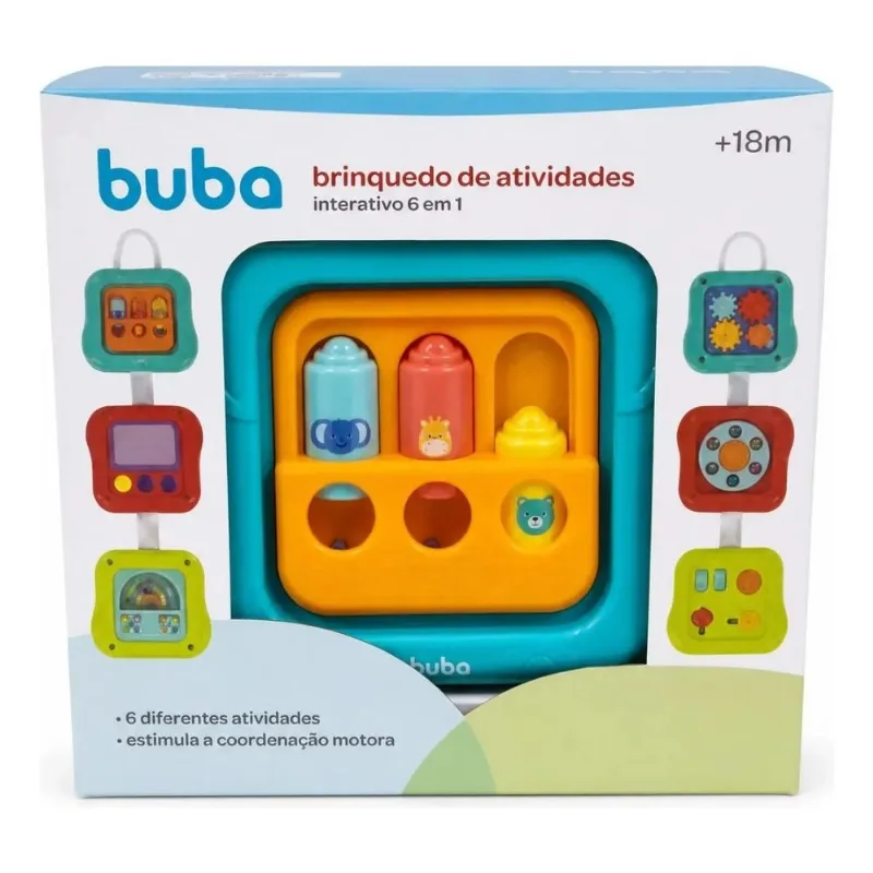 Brinquedo Interativo De Atividades 6 Em 1 Buba Buba 22988