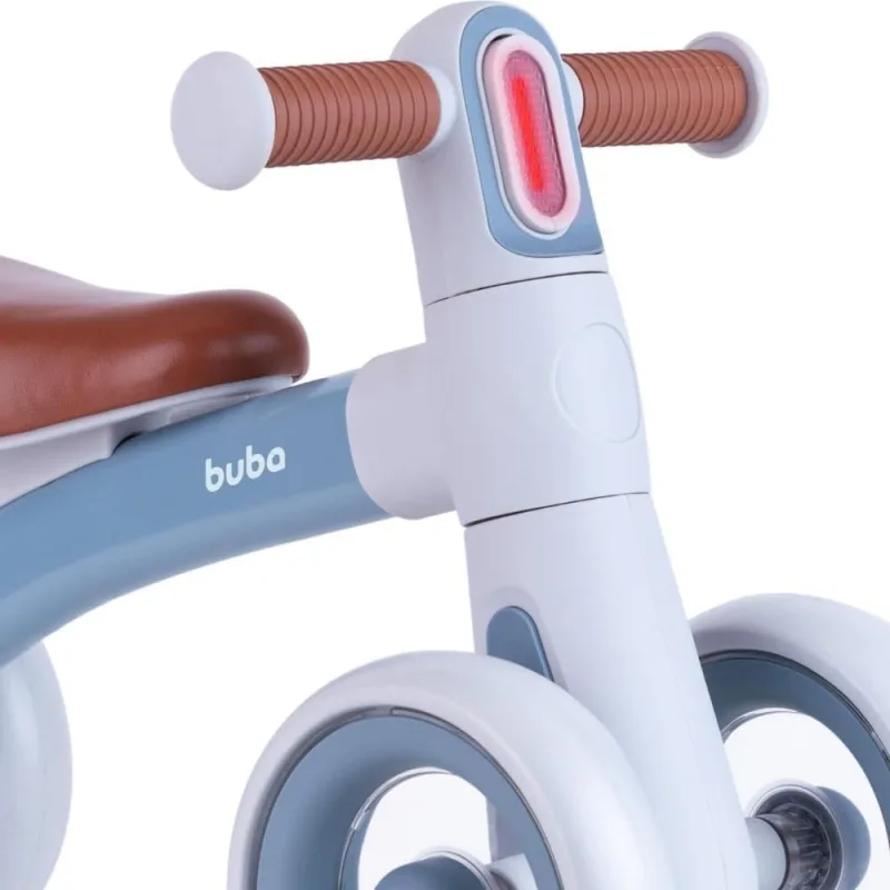 Bicicleta De Equilíbrio Com Luz Azul Buba - 22989 - Fabrica da Alegria