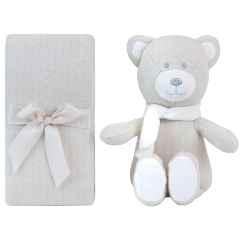 Kit Mantinha Buba Com Ursinho Bege - Buba