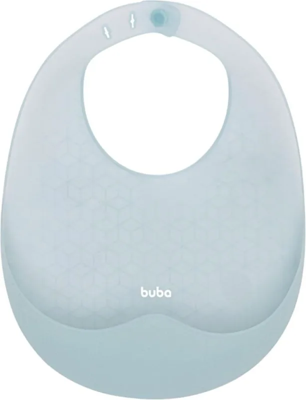 Kit 2 Babadores Silicone Com Pega Migalha Azul Buba - 23452 - Fabrica da Alegria