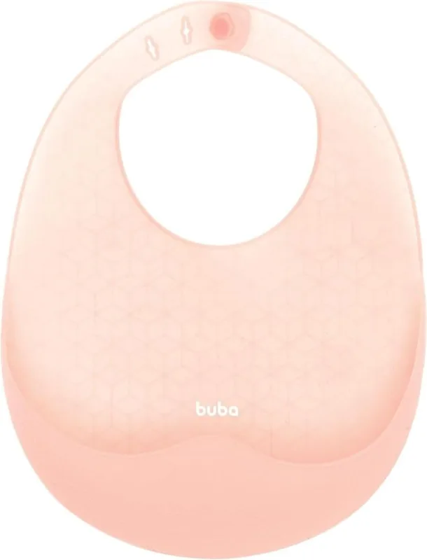 Kit 2 Babadores Silicone Com Pega Migalha Rosa Buba - 23453 - Fabrica da Alegria