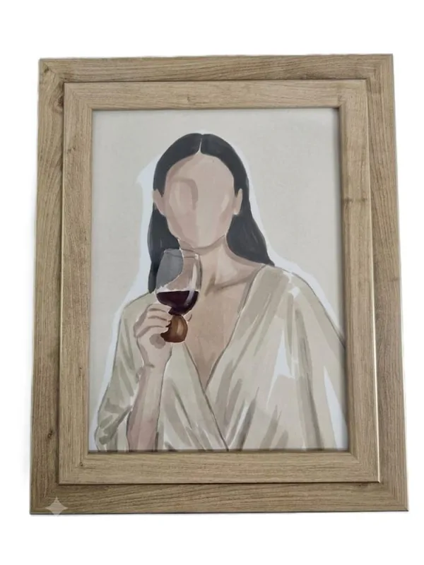 Porta Retrato 15x20 Mdf Bege - LC