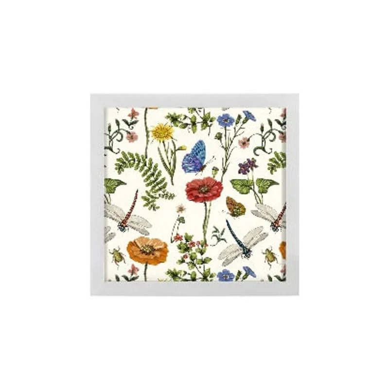 Quadro Decorativo 22x22 Moldura Fit Black Ornella - Design Up Living