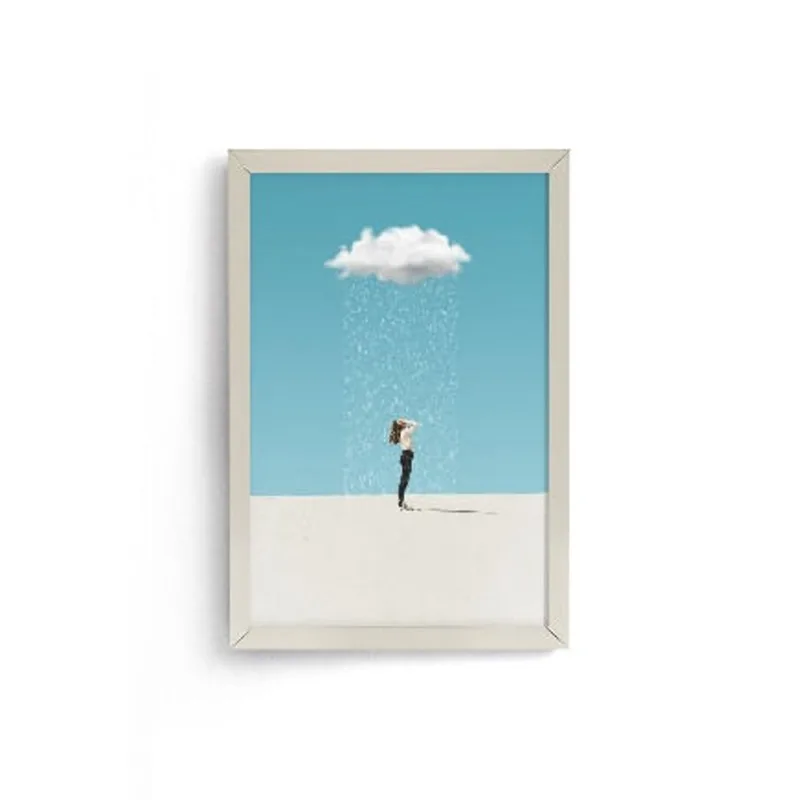 Quadro Decorativo 22x31 Moldura Fit White Ornella - Design Up Living