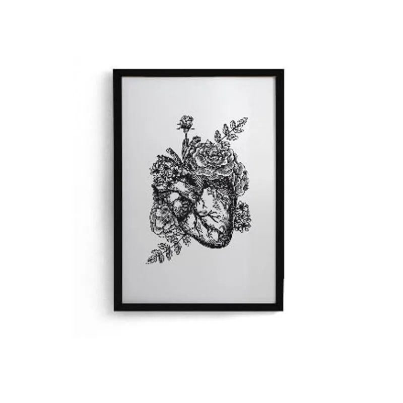 Quadro Decorativo 32x46 Moldura Fit White Ornella - Design Up Living