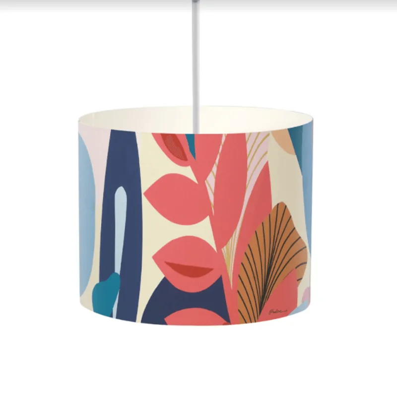 PENDENTE PP COM TECIDO BASE ACRILICO 190X150X190 MM 6402711000343 - Design Up Living
