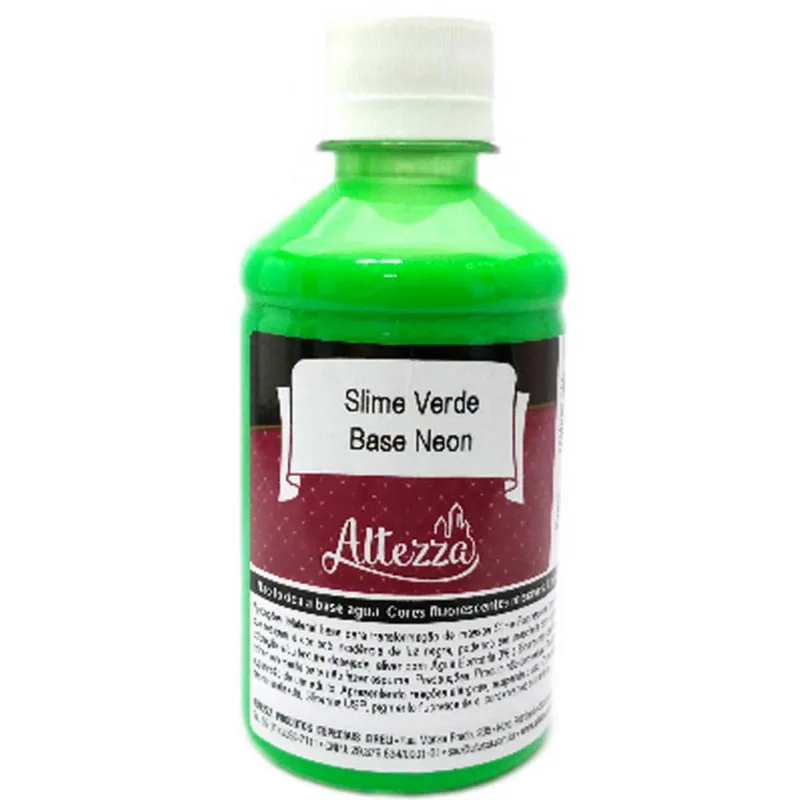 Base para Slime - 250 Gramas - Slime Verde - Base Neon - Reval
