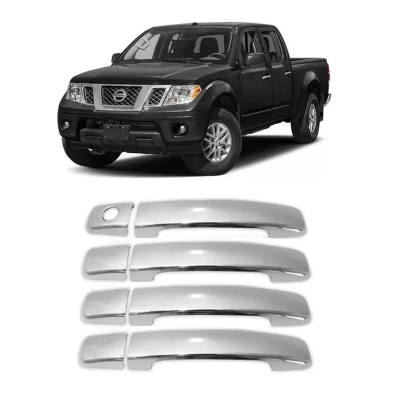 Aplique Cromado Maçaneta Nissan Frontier 2008 À 2016 Sentra 2008 À 2013 4 Portas