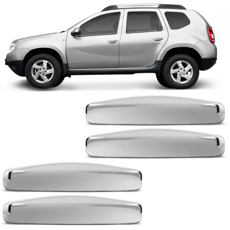 Aplique Cromado Maçaneta Renault Duster 2010 À 2015 4 Portas