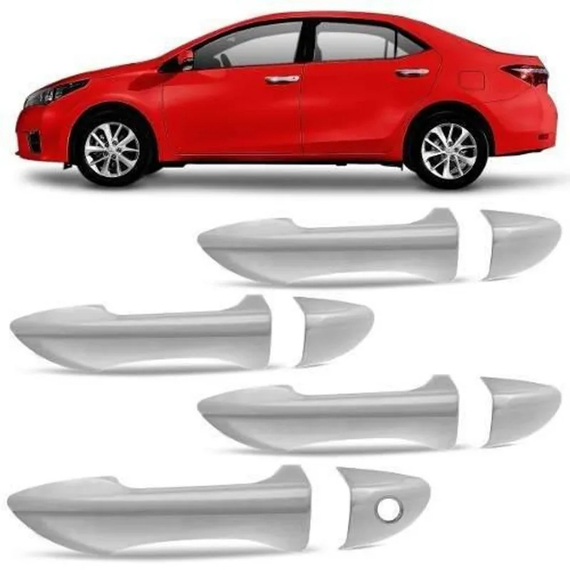 Aplique Cromado Maçaneta Toyota Corolla 2015 À 2019 4 Portas