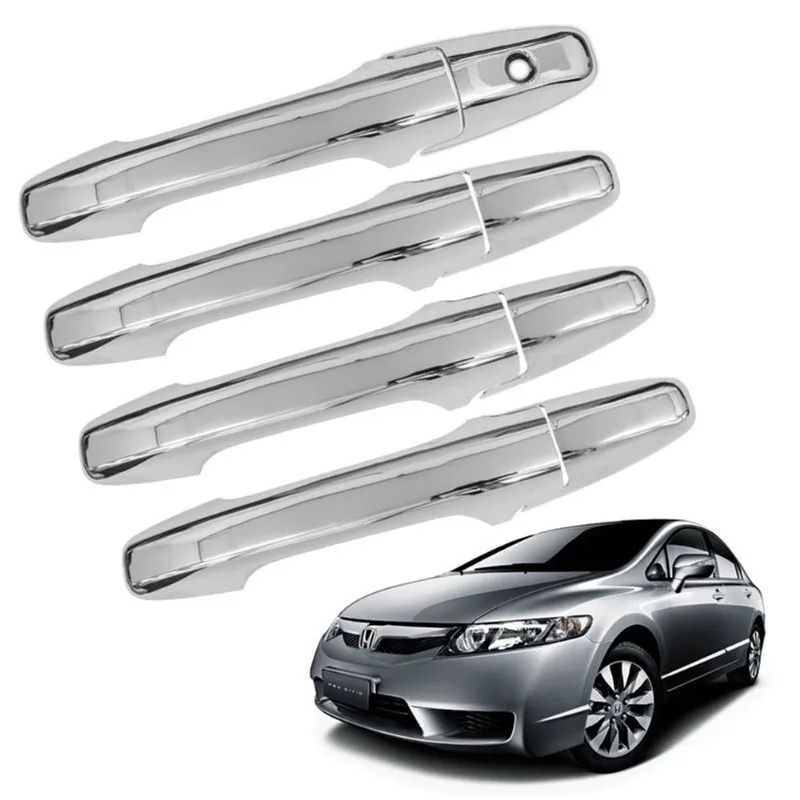 Aplique Cromado Maçaneta Honda New Civic 2007 À 2011 4 Portas
