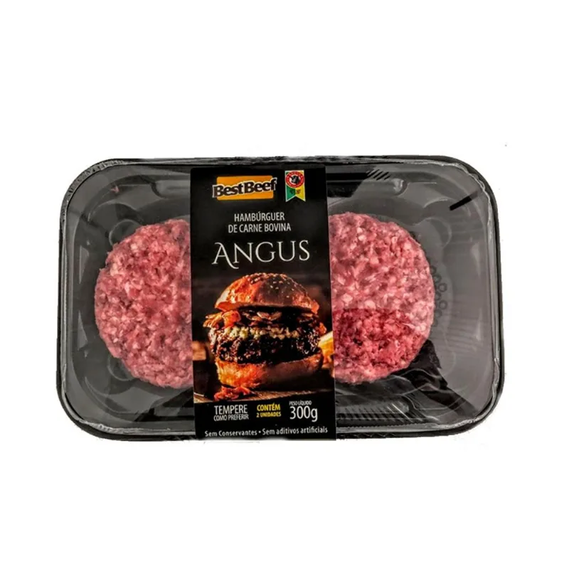 Hamburguer Bovino Angus Best Beef 300g