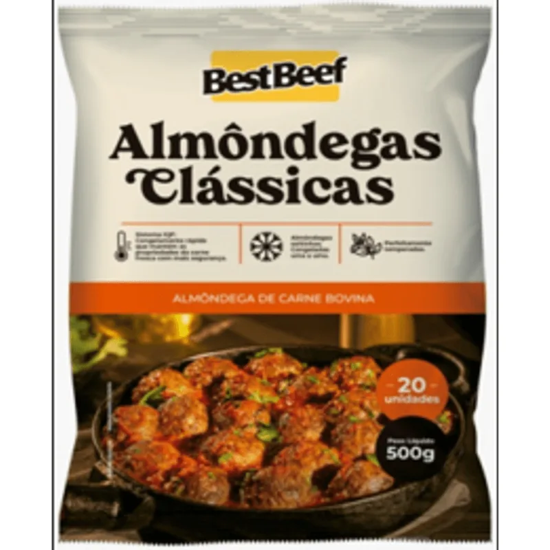 Almôndegas Clássicas Best Beef Pacote 500g