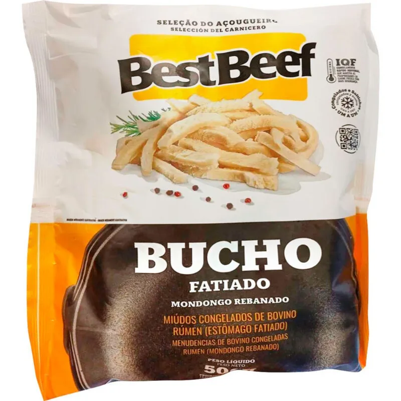 Estômago Bovino Best Beef Congelado Fatiado 500g