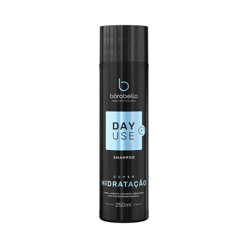 Shampoo Borabella Day Use Super Hidratação 250ml Sh Borabella 250ml Day Use Super Hidratacao