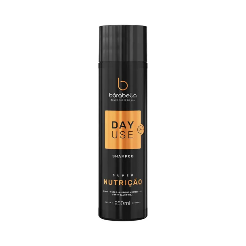 Shampoo Borabella Day Use Super Nutrição 250ml Sh Borabella 250ml Day Use Super Nutricao