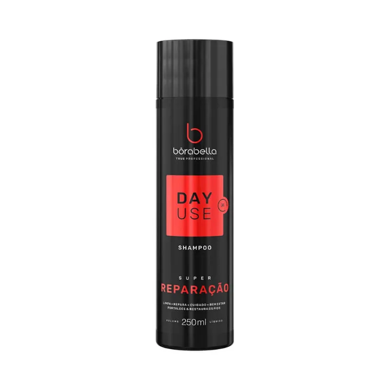 Shampoo Borabella Day Use Super Reparação 250ml Sh Borabella 250ml Day Usesuper Reparacao
