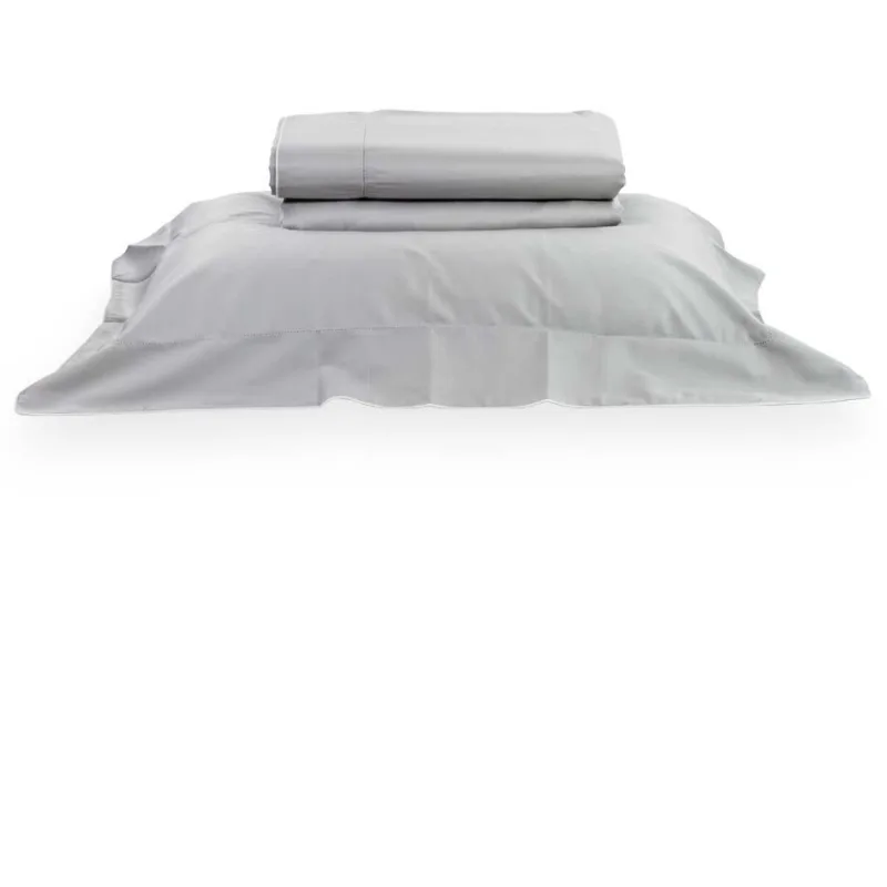 Jogo De Cama Solteiro 300 Fios Constantine - Marken Fassi Cinza/branco