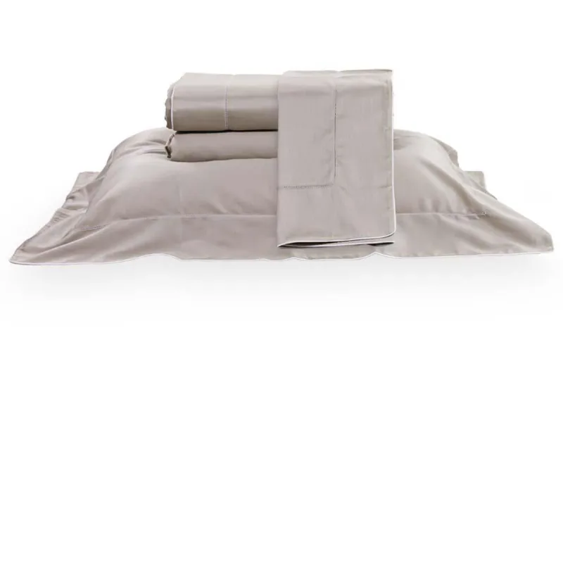 Jogo De Cama Casal 300 Fios Constantine - Marken Fassi Bege/branco