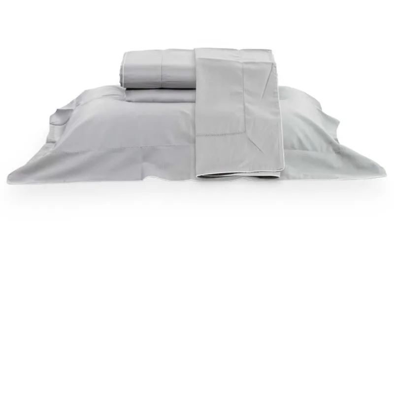 Jogo De Cama King 300 Fios Constantine - Marken Fassi Cinza/branco